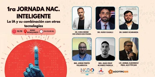 1° JORNADA NACIONAL INTELIGENTE: La IA y su combinación con otras tecnologías