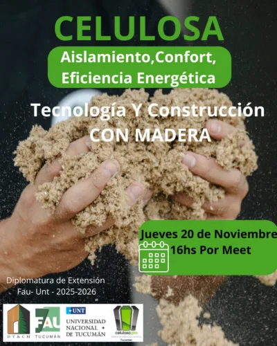 Charla Técnica «CELULOSA: Aislamiento, Confort y Eficiencia Energética»