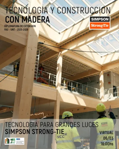 2° Charla Técnica: Tecnología para grandes luces – simpson strong – tie