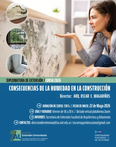 Diplomatura de Extensión: CONSECUENCIAS DE LA HUMEDAD EN LA CONSTRUCCIÓN