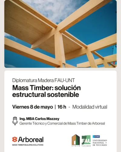 Charla Técnica: Mass Timber – Solución Estructural Sostenible