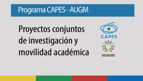 Programa CAPES – AUGM para proyectos conjuntos de investigación