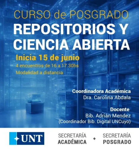 Curso de Posgrado: REPOSITORIOS Y CIENCIA ABIERTA