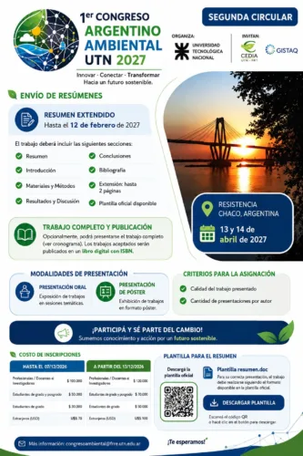1° Congreso Argentino Ambiental UTN 2027