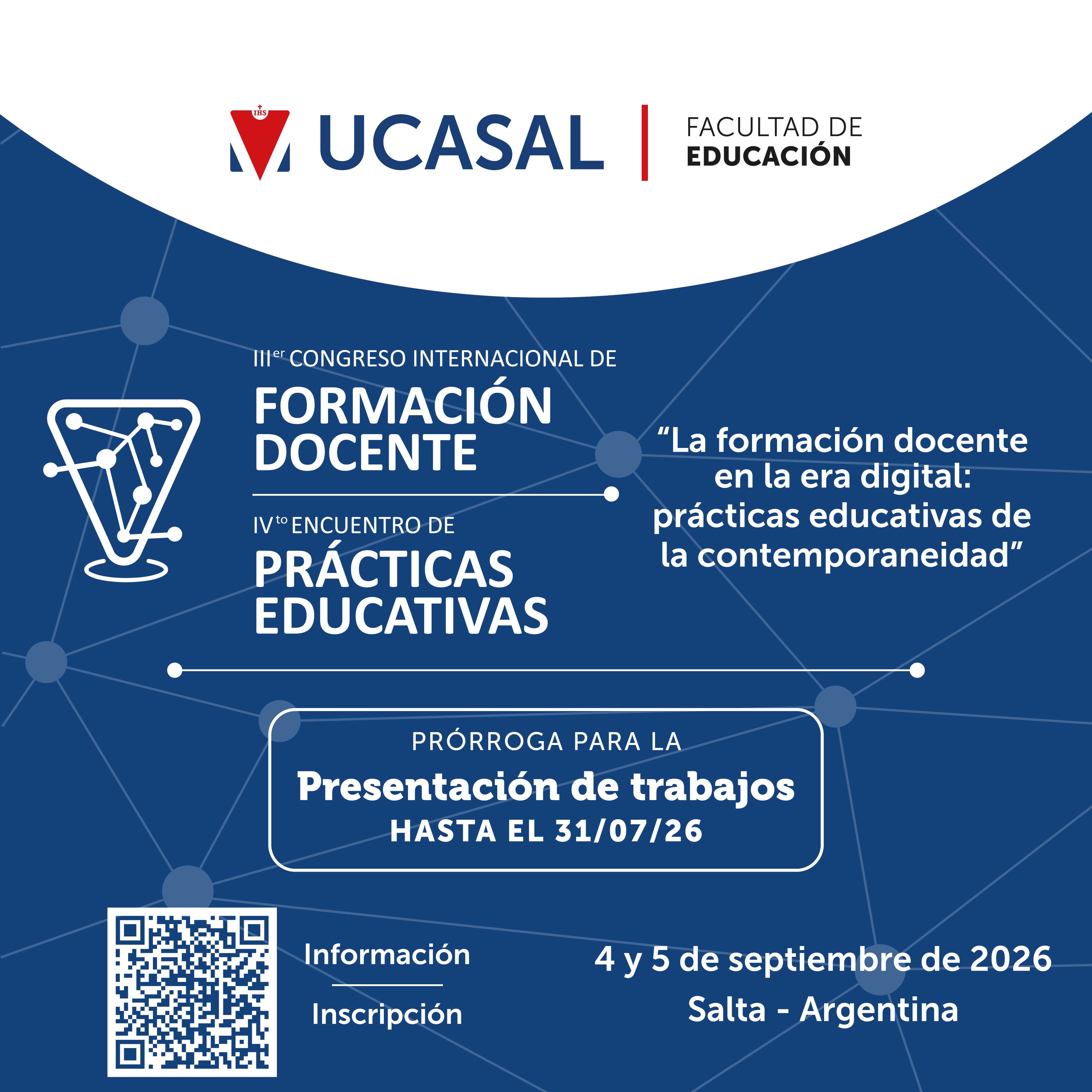 Tercer Congreso Internacional de Formación Docente y Cuarto Encuentro de Prácticas Educativas