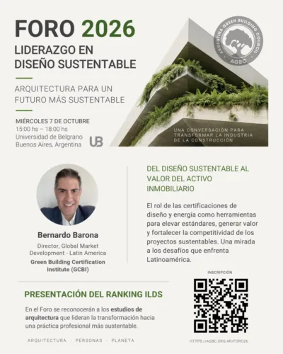 FORO 2026: LIDERAZGO EN DISEÑO SUSTENTABLE