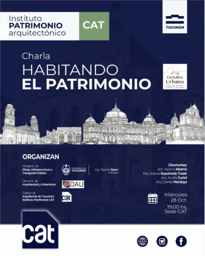 CHARLA: «HABITANDO EL PATRIMONIO»
