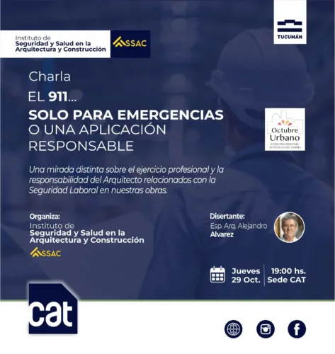 CHARLA: «INSTITUTO DE SEGURIDAD Y SALUD EN LA ARQUITECTURA Y CONSTRUCCIÓN»