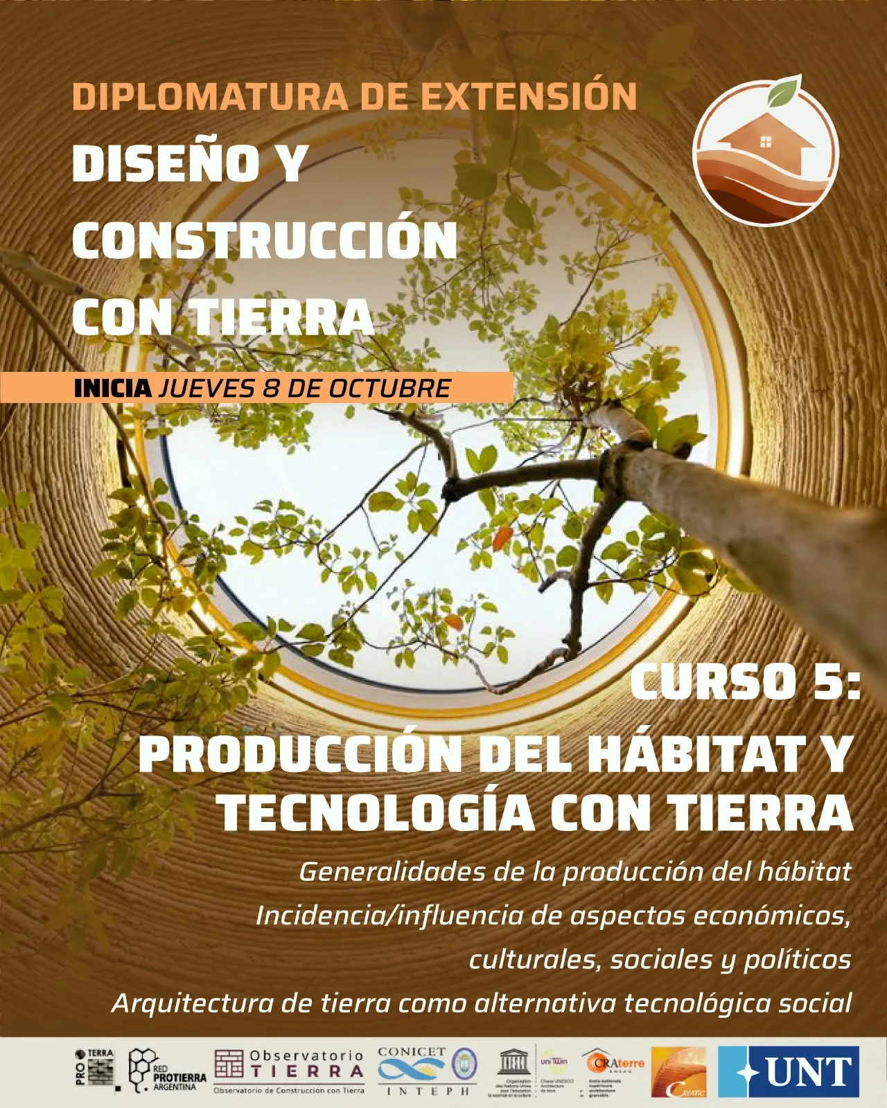 DISEÑO Y CONSTRUCCIÓN CON TIERRA | 5° CURSO – PRODUCCIÓN DEL HÁBITAT Y TECNOLOGÍA CON TIERRA